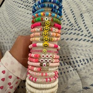 preppy bracelets - 22 pack
